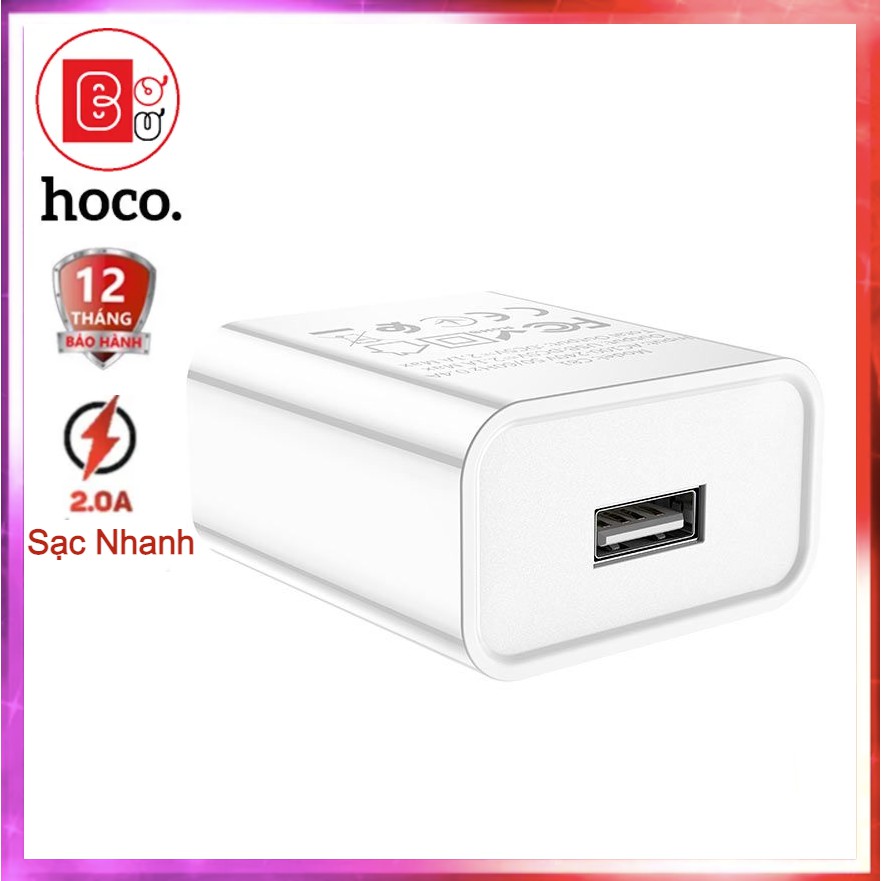 Củ sạc Iphone cục sạc điện thoại Samsung IPad Pin Dự Phòng Bluetooth Airpod Hoco-Bơ Bư