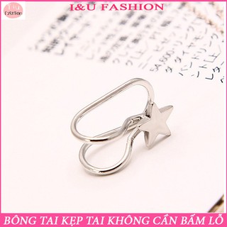 Bông tai chữ U kẹp tai không cần bấm lỗ thời trang cá tính ( giá 1 chiếc ) KT-05