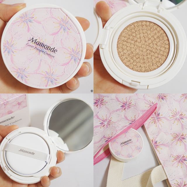 PHẤN NƯỚC MAMONDE CHERRY BLOSSOM BRIGHTENING COVER CUSHION SPF50