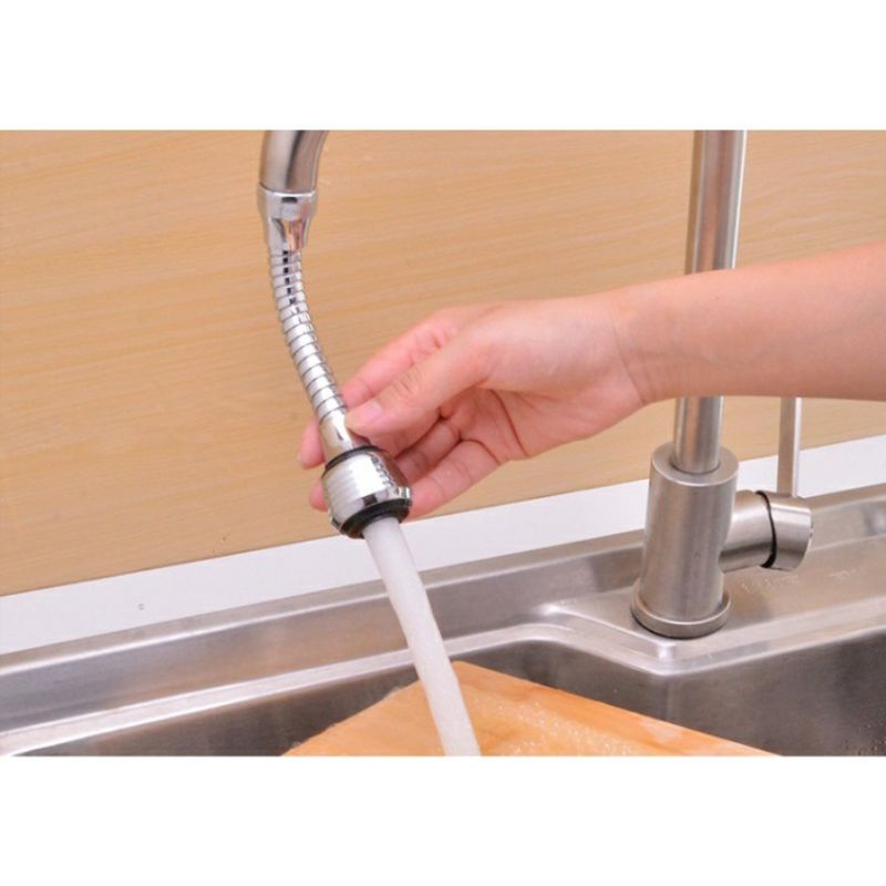Đầu Nối Vòi Nước Bồn Rửa Chén Tăng Áp Xoay 360 Độ Rửa Chén, Thực Phẩm Dễ Dàng | Đầu Nối Áp Suất Cao Điều Chỉnh Dòng Nước