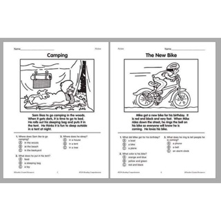 READING COMPREHENSION GRADE K 7 BOOK