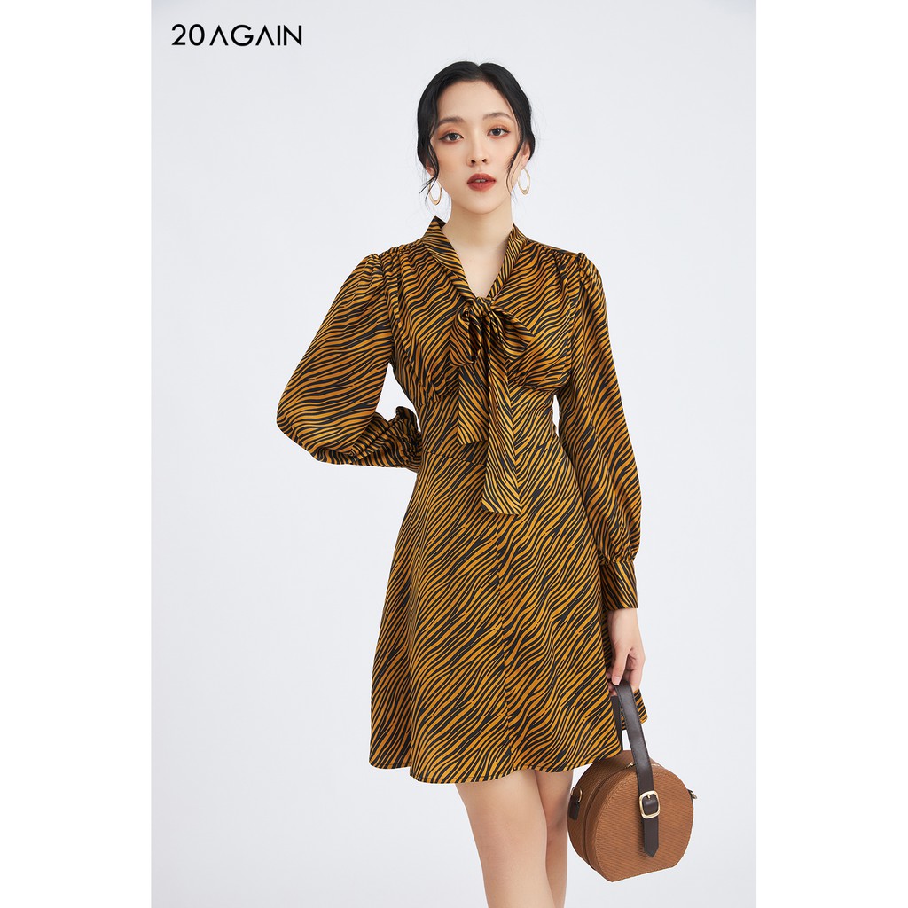 Đầm xòe dài tay cổ nơ - 20 Again - DEC0060 | BigBuy360 - bigbuy360.vn