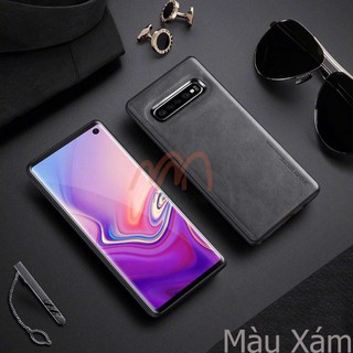 Ốp lưng da mềm Samsung S10 Plus hiệu X Level