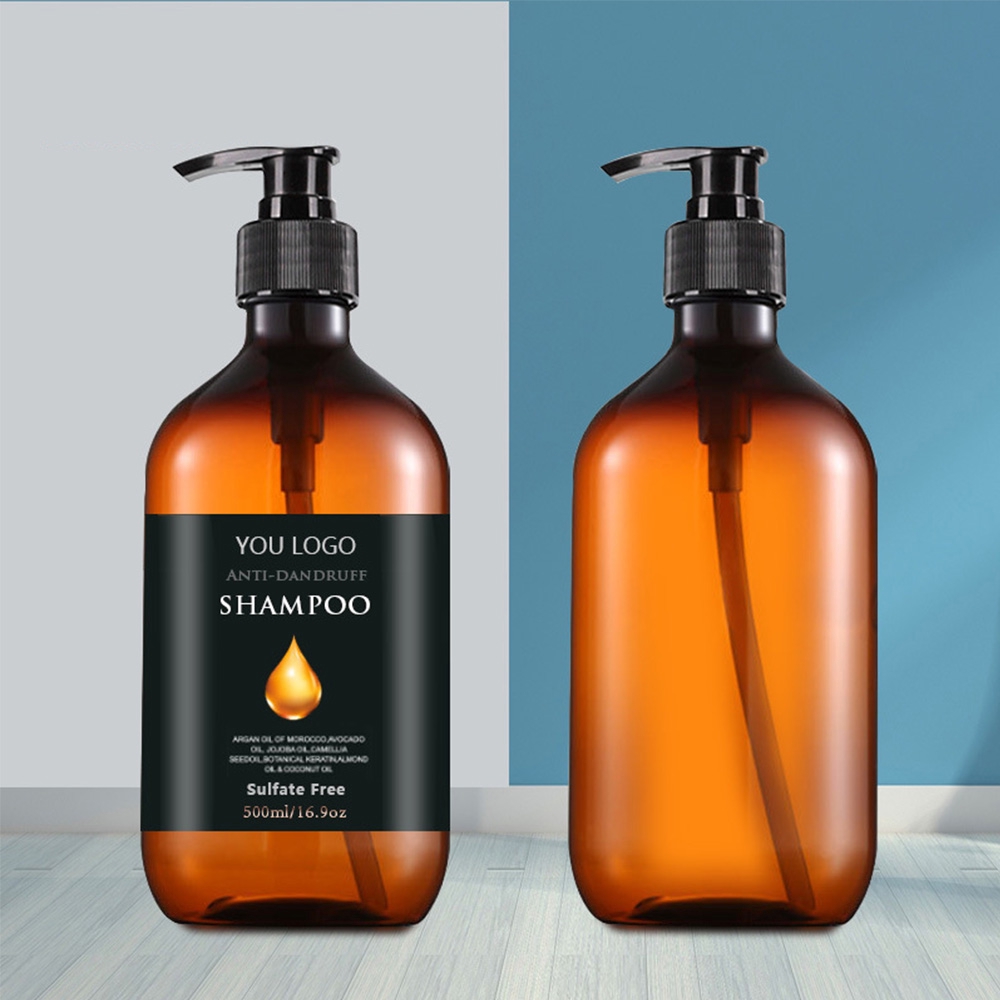 [Hàng mới về] Chai rỗng bằng nhựa đựng dầu gội đầu dạng vòi bơm 500ml