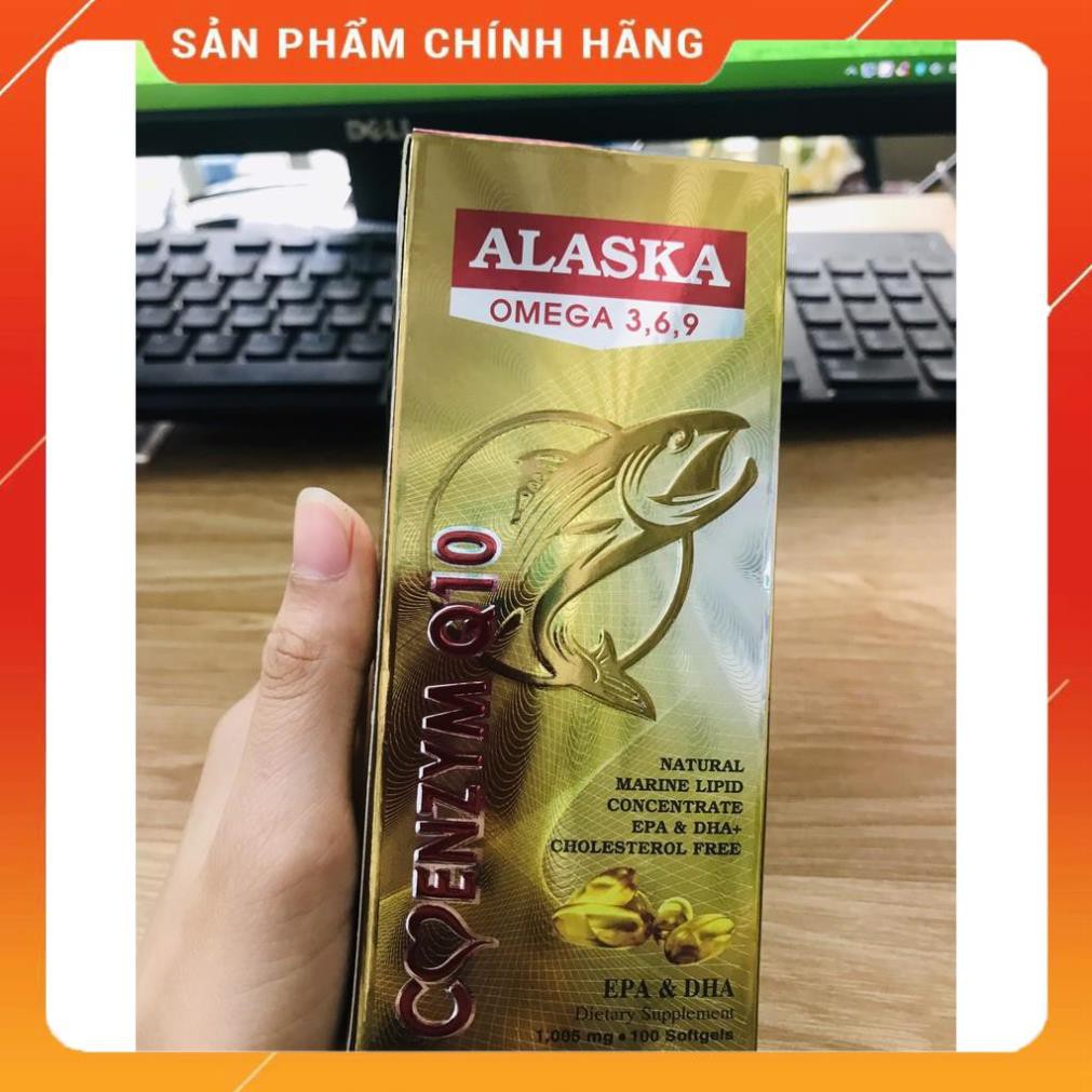 Viên Uống Đẹp Da Sáng Mắt ❤️CHÍNH HÃNG👍 Alaska Omega 3,6,9 ❤️hỗ trợ bổ mắt, đẹp da, giảm mỡ máu, tốt cho bệnh tim mạch