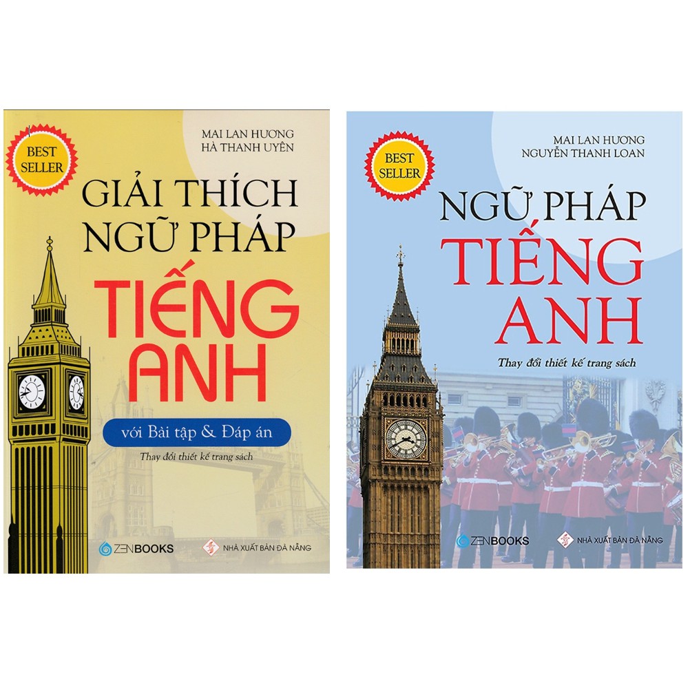 Sách - Ngữ pháp tiếng anh và giải thích ngữ pháp tiếng anh (combo 2 cuốn)