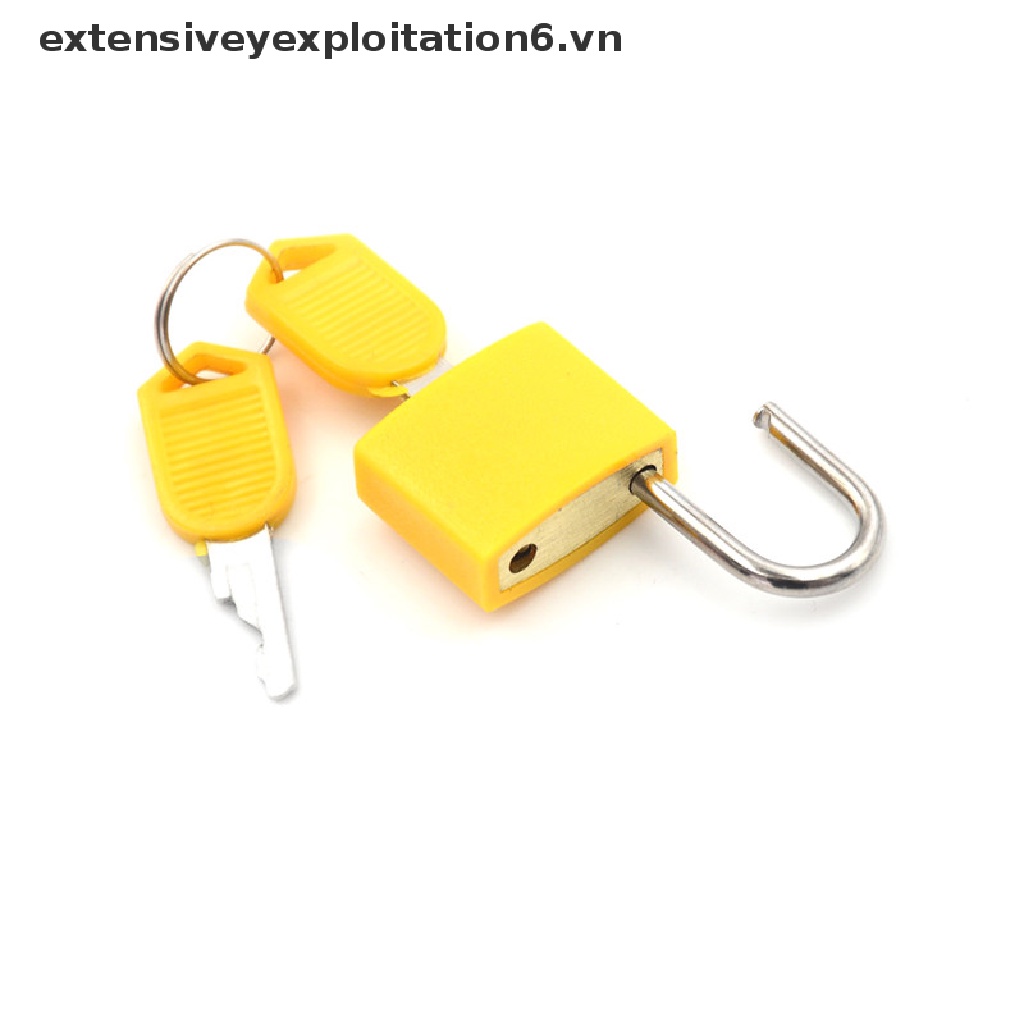 Ổ Khóa Vali Du Lịch Mini Bằng Thép E6VN / 2 Chìa Khóa