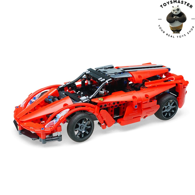 Đồ Chơi Lắp Ráp Kiểu Lego Xe Điều Khiển Từ Xa Siêu Xe Thể Thao Double Eagle Red Storm Model C51009 Với 380 Mảnh Ghép
