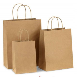 Túi giấy đựng quà - Túi giấy Kraft có quai A225