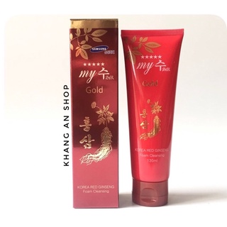 Sữa rửa mặt hồng sâm đỏ Hàn Quốc My Gold