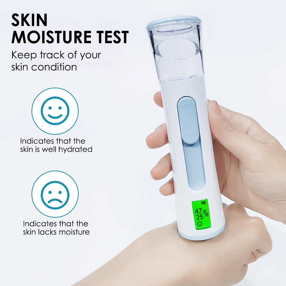 Máy Phun Sương Nano Cầm Tay Tạo Ẩm , Máy Xông Mặt Mini Spa Giá Rẻ, Xông Tinh Dầu Xịt Khoáng Cấp Ẩm Chăm Sóc Da