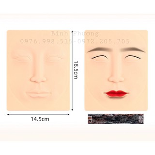 Da giả 3D thực tập phun xăm
