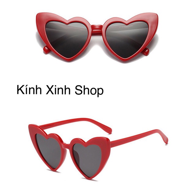 Kính râm TRÁI TIM siêu CUTE - Tròng POLAROID phân cực