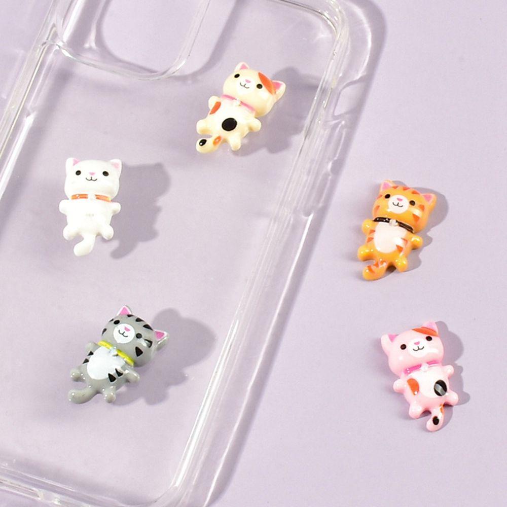 Mặt Dây Chuyền Bằng Resin Hình Mèo Dễ Thương DIY