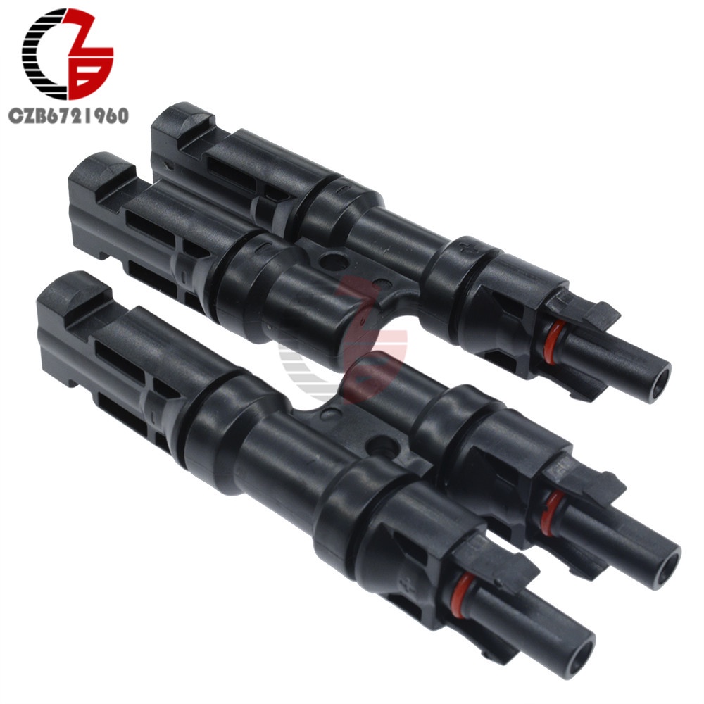 1 Cặp Đầu Nối Chữ T Nhánh Cây 30A Cho Tấm Pin Năng Lượng Mặt Trời