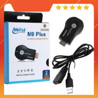 HDMI không dây AnyCast M9 Plus thế hệ mới 2018 kết nối siêu nhanh hình ảnh từ điện thoại nên tivi Full HD - BH 6 tháng