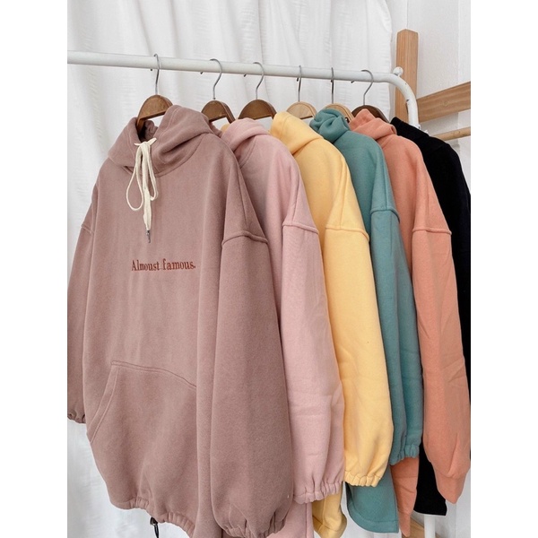 Áo Nỉ Hoodie Lót Bông Phom Rộng Áo Hoodie Nỉ Có Mũ Hàng Cao Cấp Xịn Mịn Không Xù ❤️