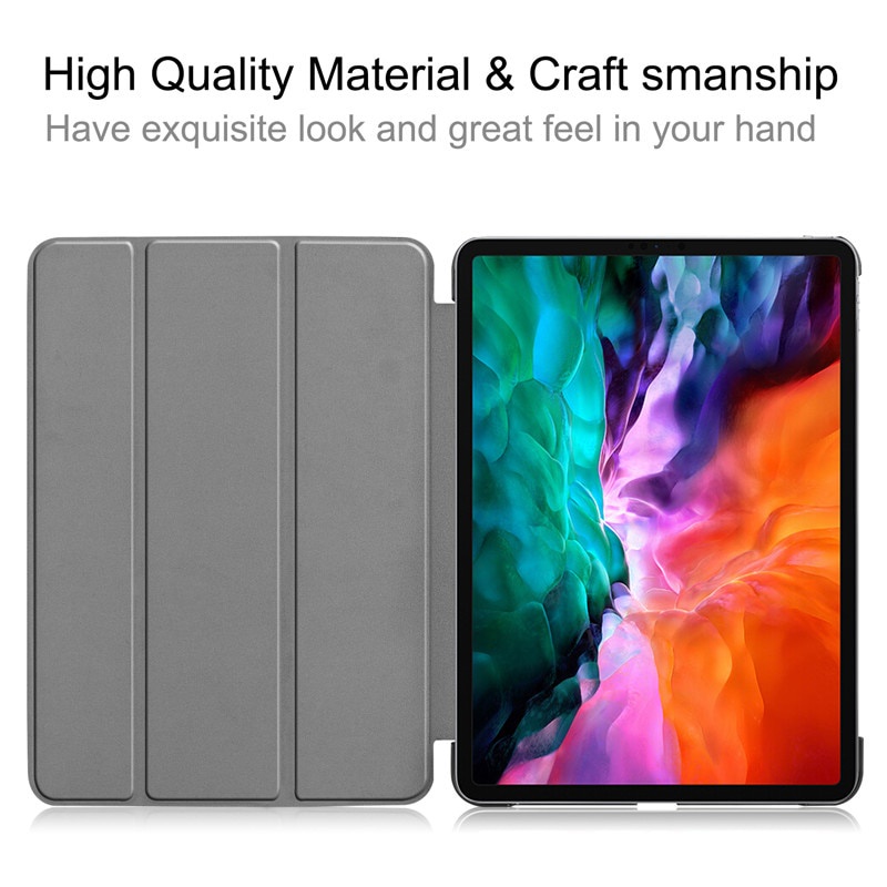 Bao da máy tính bảng nắp gập nam châm tự động tắt mở màn hình thông minh thích hợp cho iPAD PRO 11 12 .9 iNCH 2021 M1
