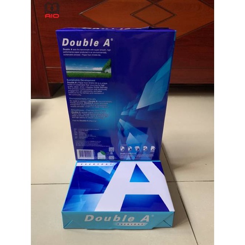 Giấy In A4 Double A Giá Rẻ 70gsm, 80gsm, giấy a4 double a - Thái Lan Chính Hãng (500 tờ) - GIAYINA4DOUBLEA - VPP