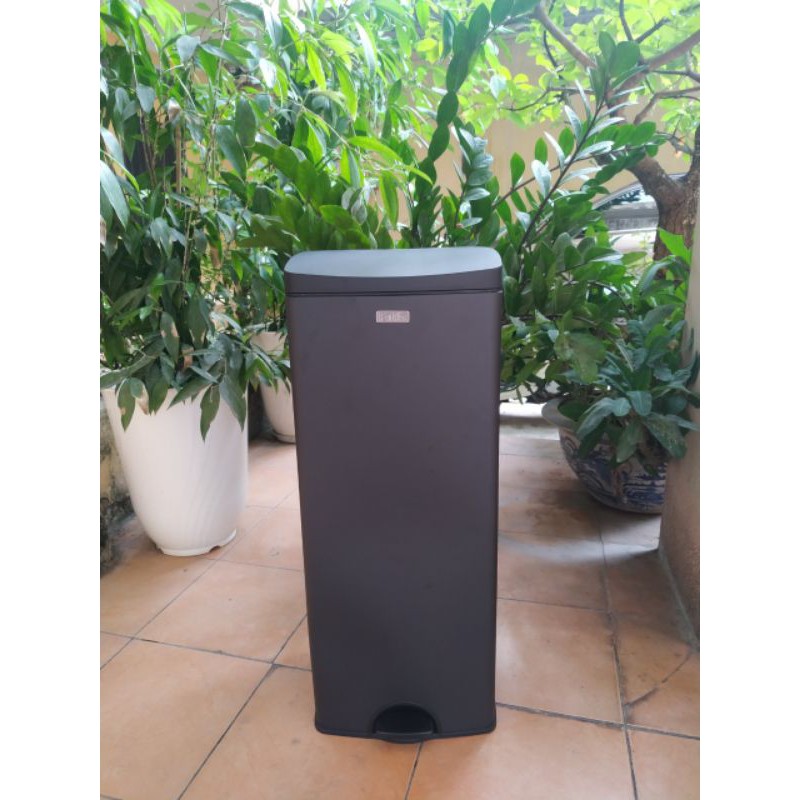 Thùng Rác Inox Cao Cấp 12 lít , 15 lít, 20 lít, 22 lít ,Nắp đóng bằng giảm chấn