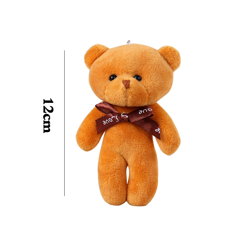 Gấu nhồi bông mini dễ thương phù hợp làm quà cho bé