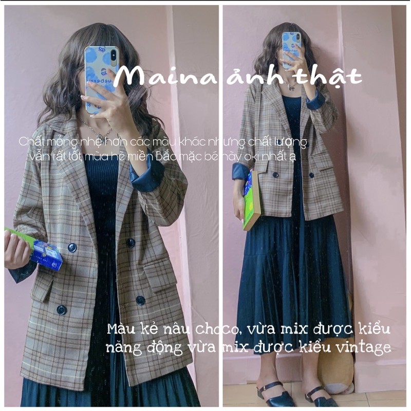 [ VIDEO/SẴN] Blazer trơn kẻ basic | BigBuy360 - bigbuy360.vn