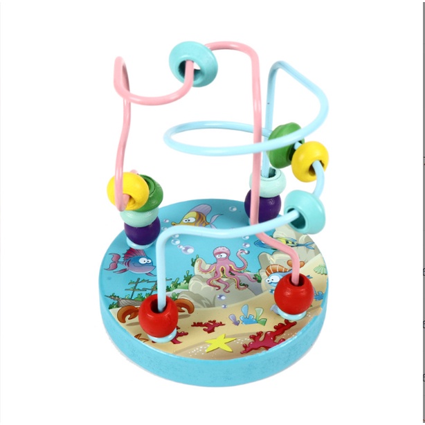 Đồ chơi bộ luồn hạt gỗ cho bé - đồ chơi gỗ thông minh montessori giúp bé phát triển trí tuệ, rèn luyện kỹ năng khéo léo