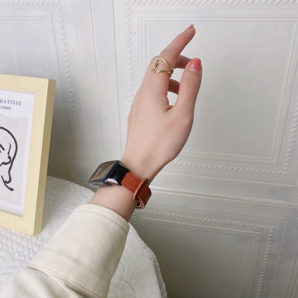 Dây Đeo Da Thay Thế Cho Đồng Hồ Huawei Band 6 7 / Honor Band 6