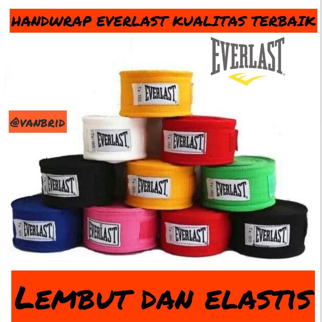 Everlast Băng Quấn Tay Boxing / Muaythai Dài 3m