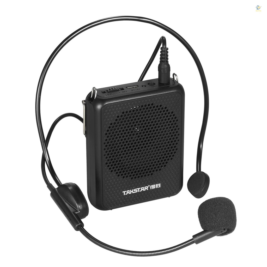 Bộ Khuếch Đại Âm Thanh TAKSTAR E126A Có Dây Nối Micro Và Thắt Lưng Hỗ Trợ Giảng Dạy