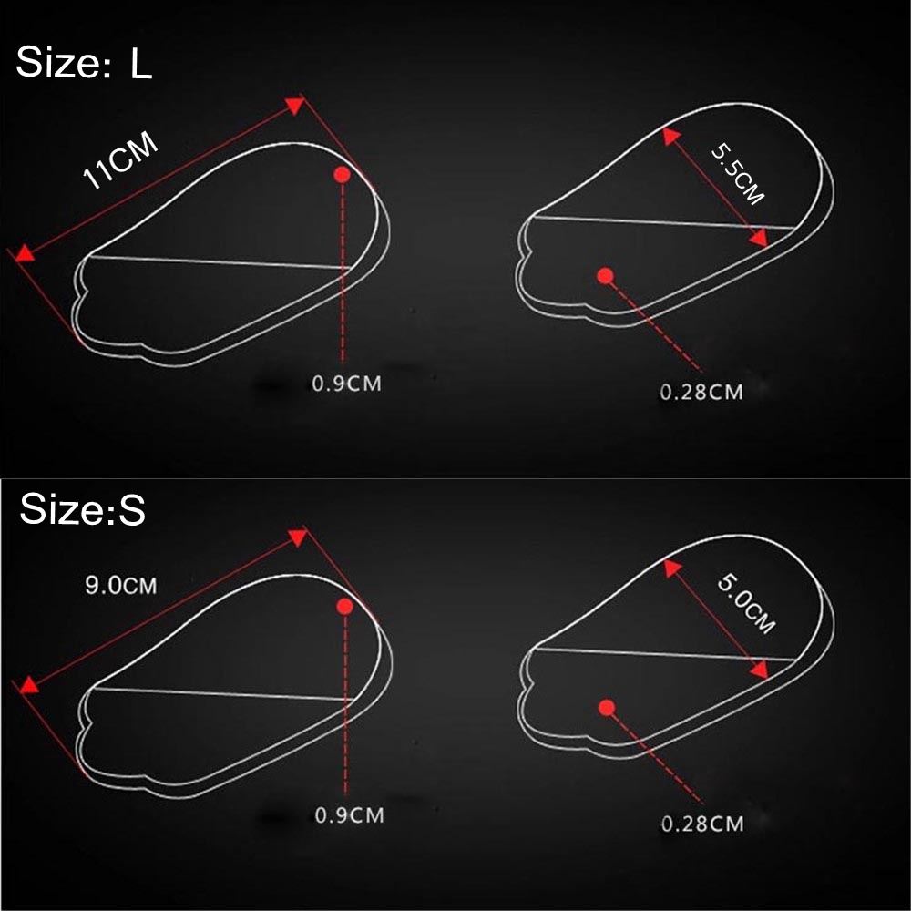 (Hàng Mới Về) 1 Cặp Miếng Lót Giày Cao Gót Bằng Silicon Hình Chữ O / X / O Hỗ Trợ Chỉnh Hình Chân
