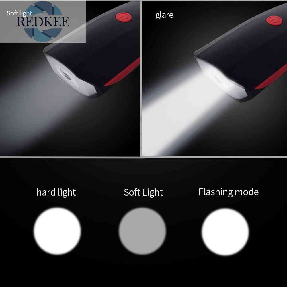 Đèn Pha LED 3W 240LM XPG Chống Thấm Nước Có Thể Sạc Lại Kèm Còi Cho Xe Đạp