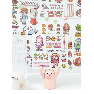 1k STICKER HOẠT HÌNH 8*8