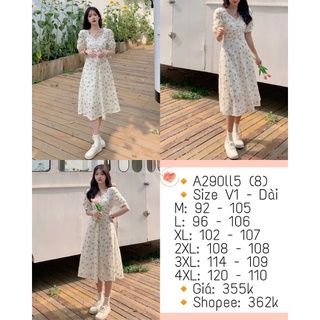 [Order] Đầm Dài Tay Ngắn Bigsize
