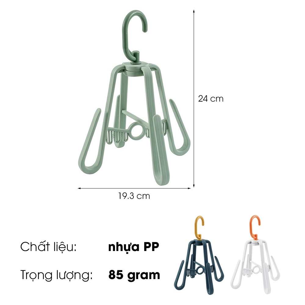 Móc phơi giày 4 chấu - Móc phơi đồ đa năng kiểu dáng chữ A (MCA03)