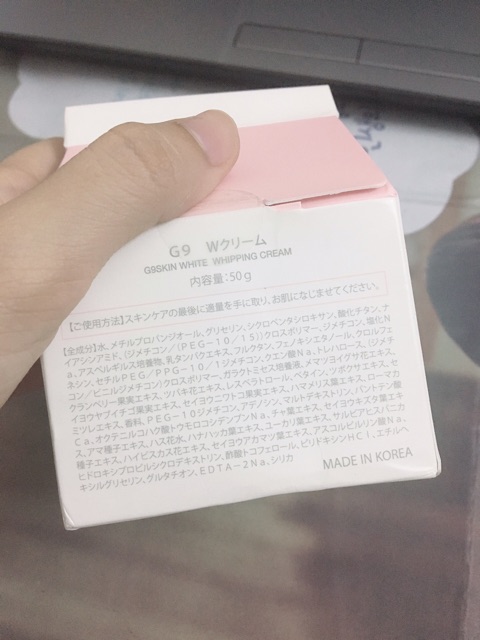 G9 Skin White in Whipping Cream- Hàng xách tay Nhật