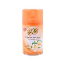 Nước hoa xịt phòng Jape hương vanilla 300ml (Ruột máy thay thế cho máy xịt phòng tự động)