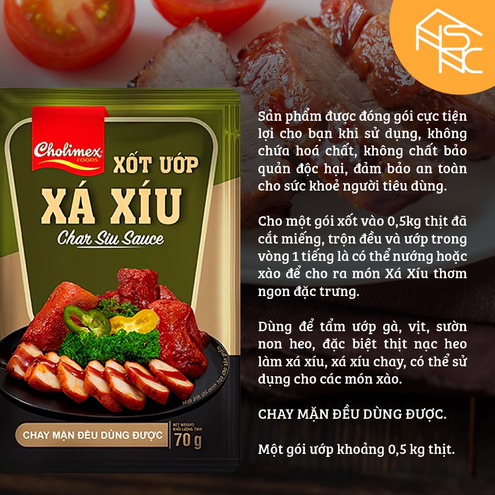 Sốt ướp Xá Xíu Cholimex 70g