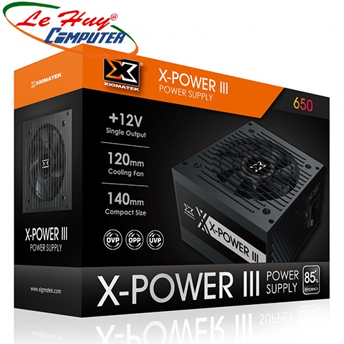 Nguồn máy tính Xigmatek X-POWER III 650 600W EN45990