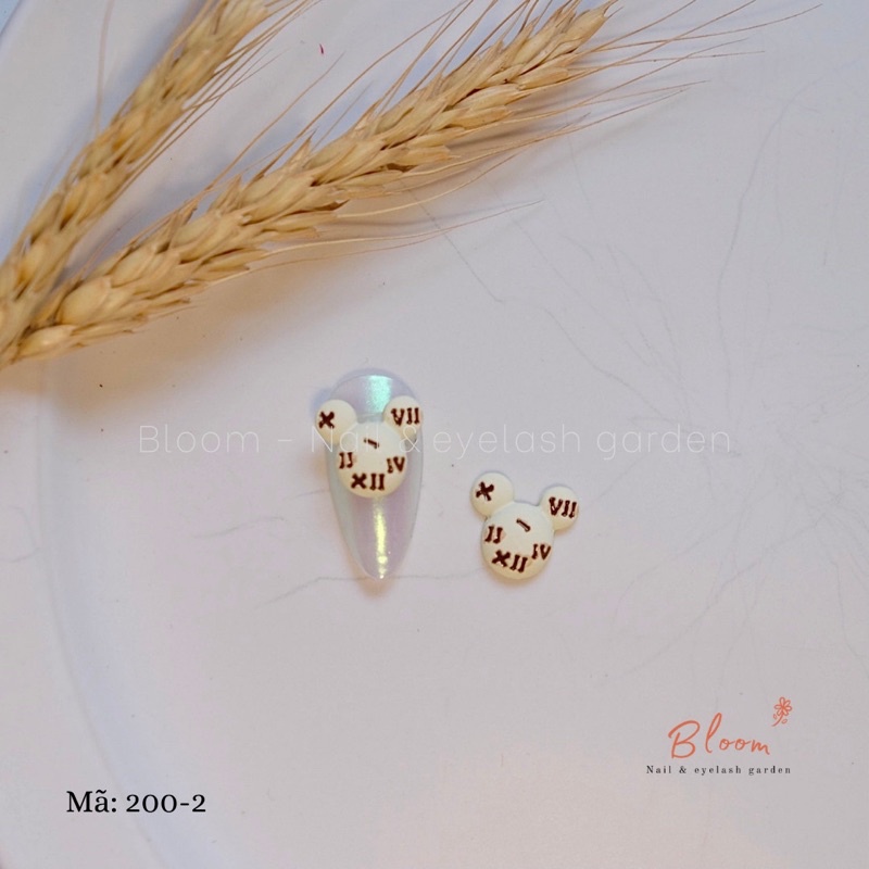 Charm mickey gắn móng tay, nail (set 2 charm)