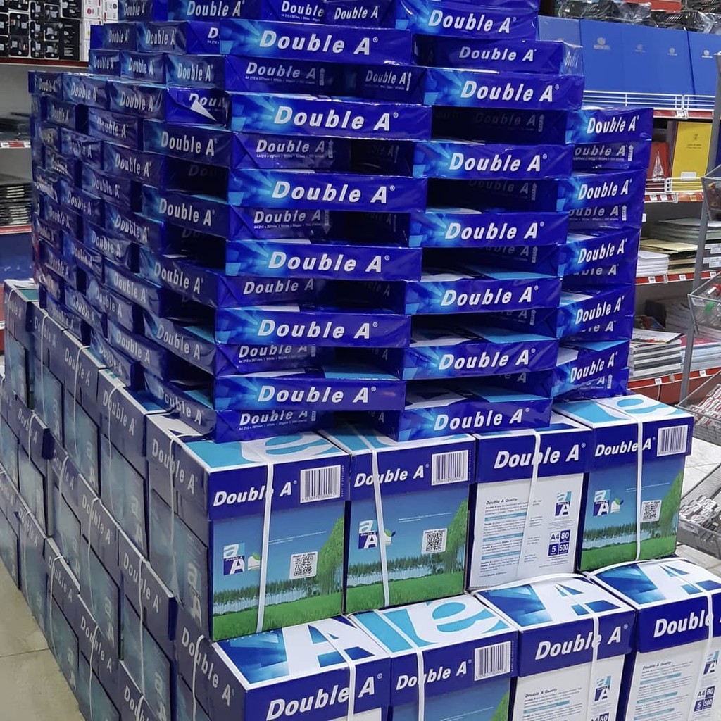 Giấy in A4 A5 Double A 70gsm / 80gsm - Thái Lan Chính Hãng