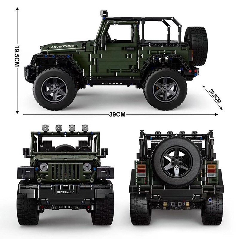 Xếp hình ô tô nonlego Technic - Mould King 13124