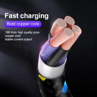 2.4A Quick Charge USB C & Micro USB Charging Cable Fast Charge Data Sync Wire