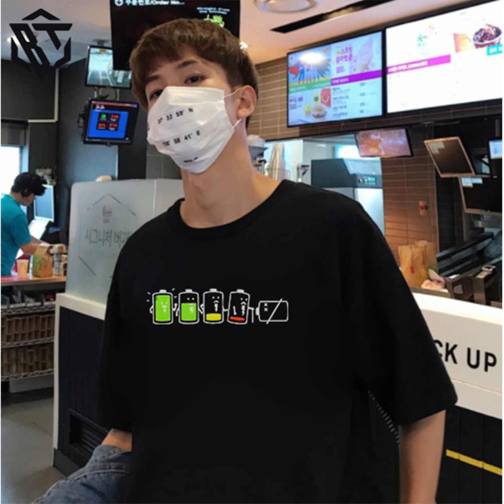 Áo thun tay lỡ 🔴FREESHIP🔴 form rộng unisex Nam Nữ PIN | BigBuy360 - bigbuy360.vn