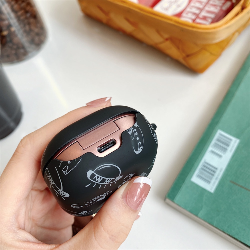 Vỏ Bảo Vệ Hộp Sạc Tai Nghe Bluetooth Không Dây Samsung Galaxy Buds Live / Buds 2 / Buds Pro / Buds 2 Pro Bằng PC Cứng Hình Gấu Violent Dễ Thương