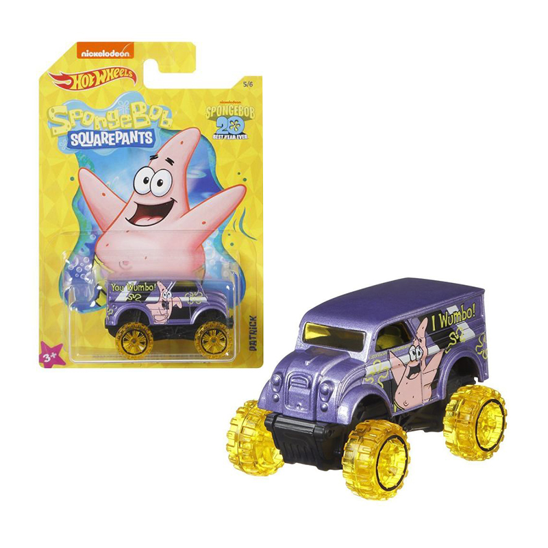 Đồ Chơi Mô Hình HOT WHEELS Siêu Xe Hot Wheels Chủ Đề Spongebob Monster Dairy Delivery GBB36/GDG83