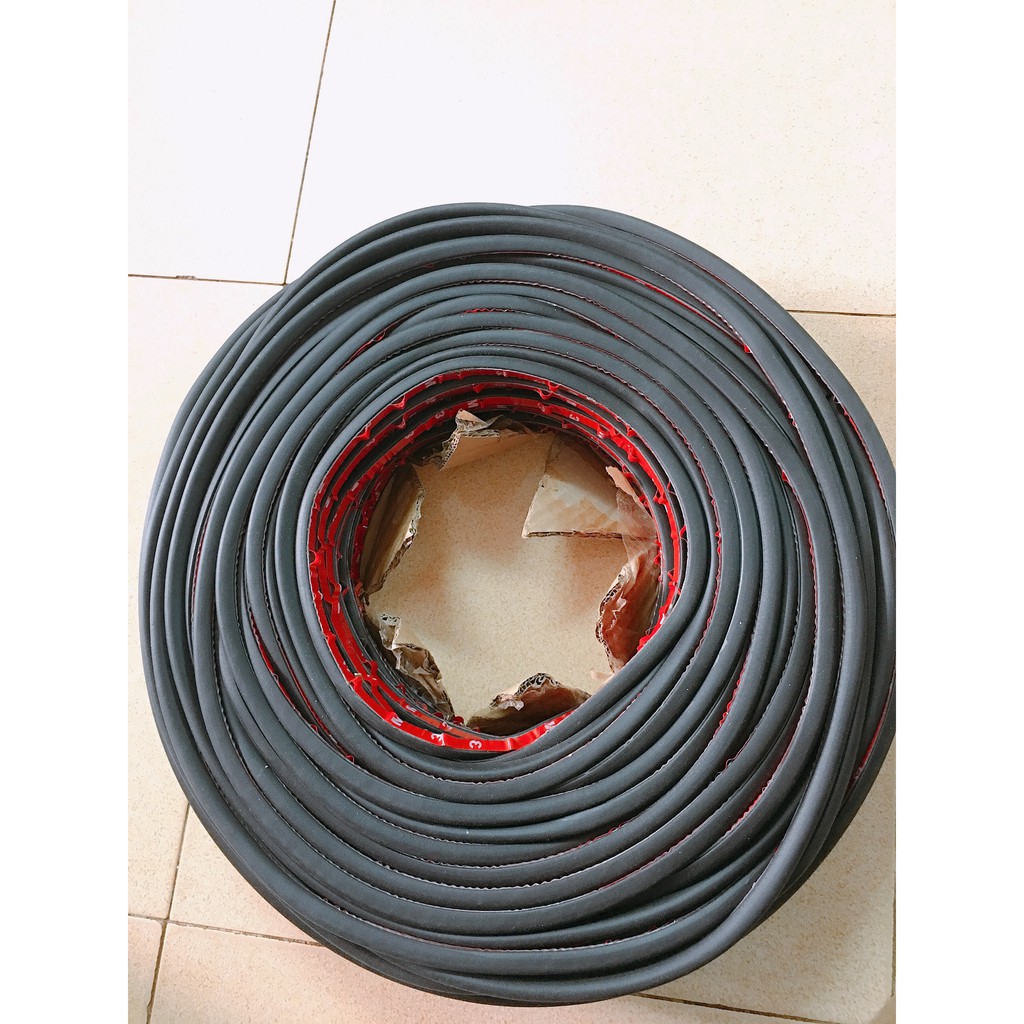 Gioăng cao su chữ D 14x10mm chống ồn cách nhiệt cuộn 5m