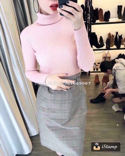 Áo len cổ lọ cho nữ siêu đẹp