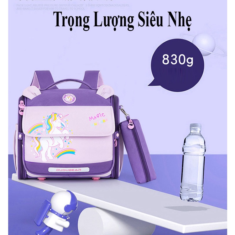 [Dòng Cao Cấp] Cặp sách đi học cho bé trai bé gái cấp 1 cấp 2 từ lớp 2- lớp 9 chống gù lưng, chống thấm nước