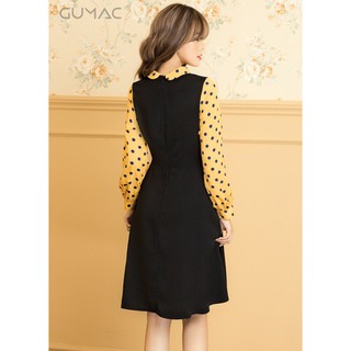 Đầm phối chấm bi GUMAC MS02901
